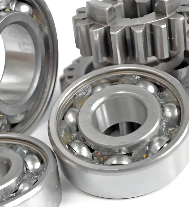 High-quality ball bearings and gears used in PVD-coated dies and molds by ARKA