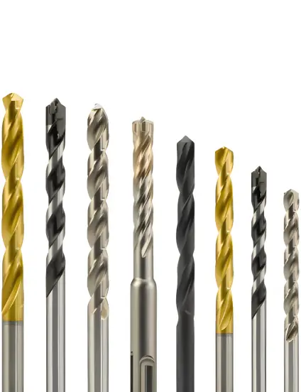 coated drill bits with different coatings for improved durability and performance in high-speed cutting.