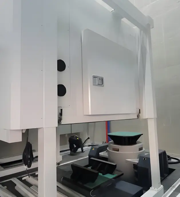 High-tech vibration tester used for testing precision equipment and machinery performance.