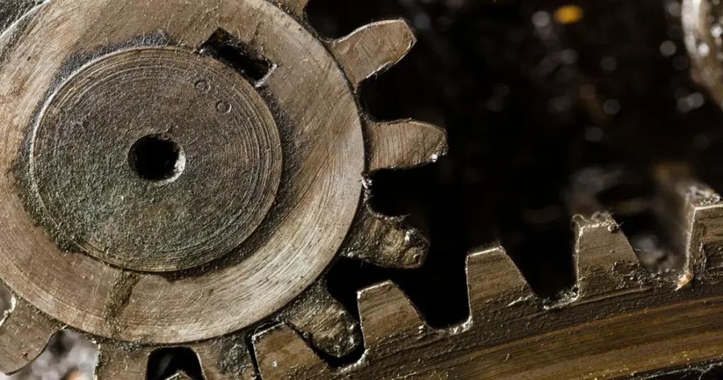 Industrial gears exposed to wear and stress in extreme operating environments