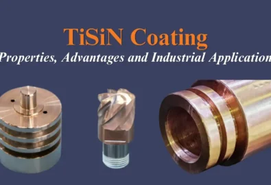 TiSiN coating on industrial components showing properties advantages and applications in PVD coating
